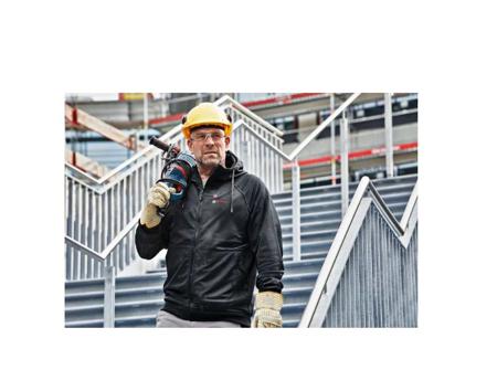 06188000ET Bosch GHH Black Polyester, Spandex Men Hoodie Jacket XL