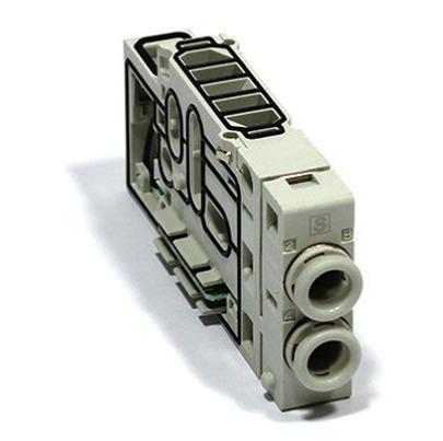 SY50M-2-3SA-C6-NA SMC SY50M series One-Touch Fitting 6 mm Manifold Block for use with Valve,