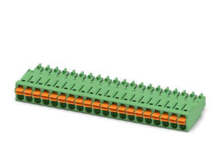 1952445 Phoenix Contact, 3.5mm Pitch, FMC 1.5/20-ST-3.5, 20 Way, , Pluggable Terminal Block, Plug, Cable Mount, Spring Cage