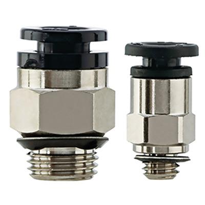 KAH08-U01 SMC KAH Series Male Connector, 8 mm to Uni 1/8, Threaded-to-Tube Connection Style,