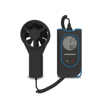 Si-VV3 SAUERMANN. Rotary Vane Anemometer, 30m/s Max, Measures Air Flow, Air Velocity, Temperature