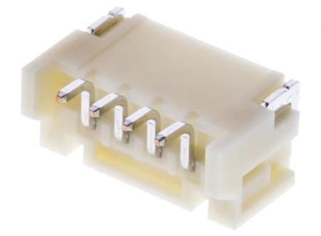 147-100 RS PRO Right Angle Surface PCB Header, 4 Contact(s), 2 mm Pitch, 1 Row, Shrouded