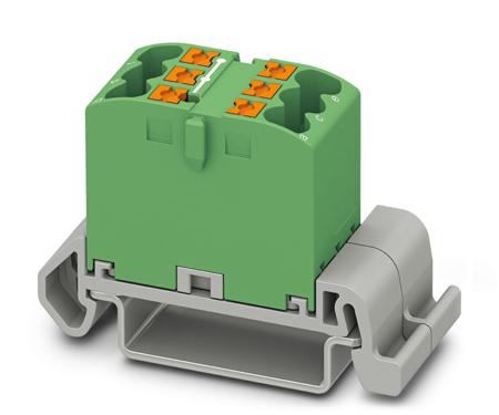 3273140 Phoenix Contact Distribution Block, 6 Way, 4mm², 24A, 690 V, Red
