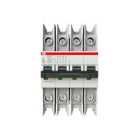 2CDS274347R0357 ABB System Pro M Compact SU200 MR Circuit Breaker, 4P, 5A Curve K, 400V AC, 15 kA Breaking Capacity