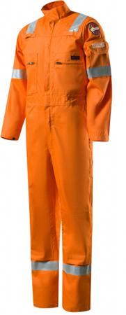 RO23095-UK58 Roots Orange Hi Vis Overalls, UK58