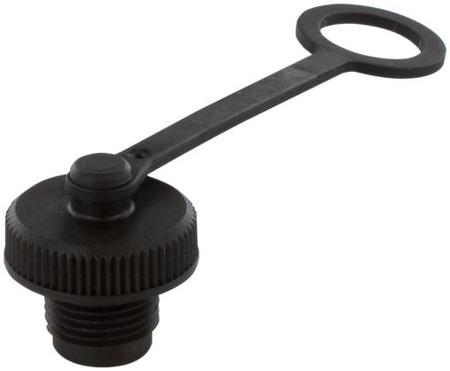 7000-99931-0000000 Murrelektronik Limited 7000 Female Circular Connector Dust Cap, Shell Size M12mm, with Black Finish, Plastic