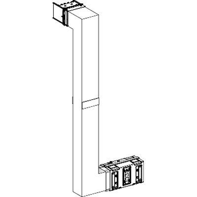KSA630DMBL41F Schneider Electric Cross Elbow Busbar Trunking, 290 → 1200mm, 630A, Canalis Series