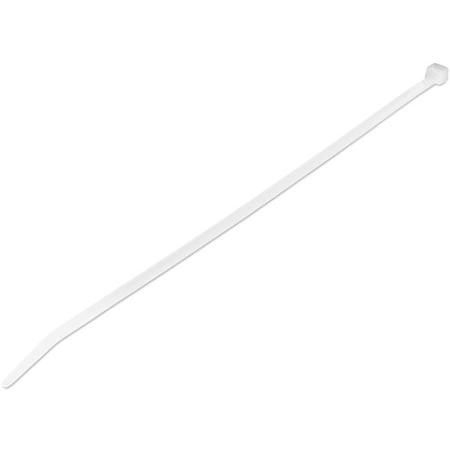 CBMZT10NK StarTech.com Cable Tie, Cable Ties, 250mm x 4 mm, White Nylon, Pk-1000