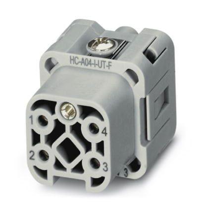 1585249 Phoenix Contact Heavy Duty Power Connector Insert, 24A, Female, 4 Contacts