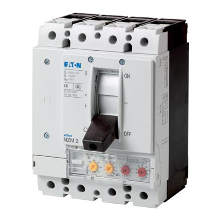 265949 NZML2-4-VE100 Eaton, Eaton Moeller NZM MCCB Molded Case Circuit Breaker 4P 100A, Breaking Capacity 80 kA, Fixed Mount