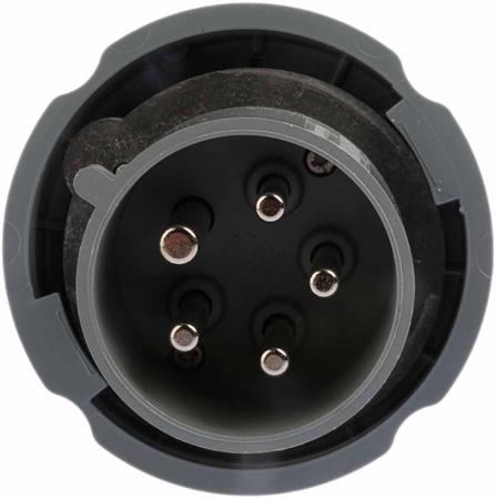 3853RS MENNEKES, PowerTOP IP67 Red Cable Mount 3P + N + E Industrial Power Plug, Rated At 32A, 400 V