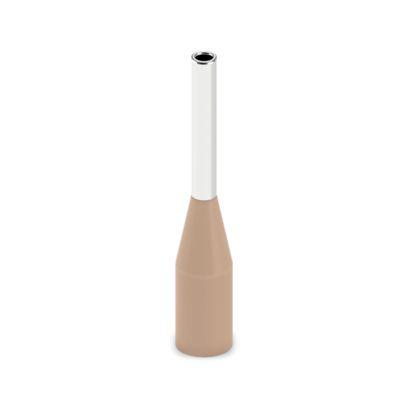 2100149 Phoenix Contact Insulated Ferrule, 8mm Pin Length, 0.8mm Pin Diameter, Brown