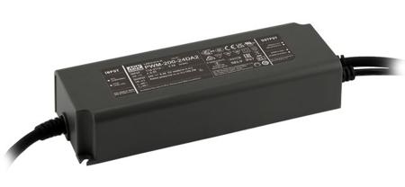 PWM-200-12DA2 MEAN WELL LED Driver, 12V Output, 200W Output, 15A Output, Constant Voltage Dimmable