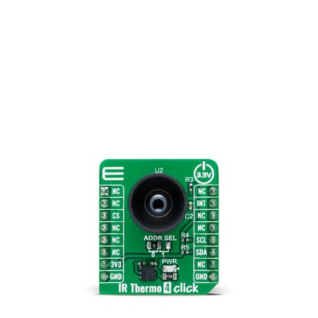 MIKROE-6135 MikroElektronika Temperature Sensor Development Module for TPiS 1T 1386 L5.5 H Human Presence Sensing, Motion Detection,