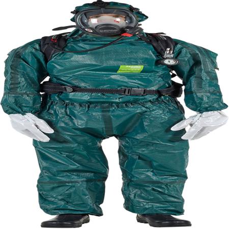 GR40T-32151-03-G02 Ansell Green Coverall, EN 1073-2, EN 1149-5, EN 14126, M