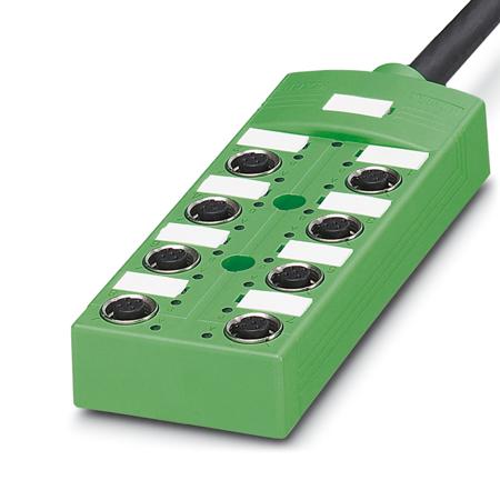 1517055 Phoenix Contact 15170 Series Sensor Hub, 10m cable, 4 way, 8 port