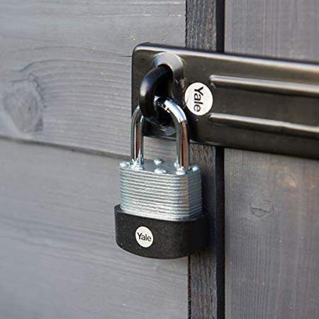 Y125B-40-122-3 Yale Padlock Brass, Steel Steel Padlock, 6mm Shackle, 47mm Body