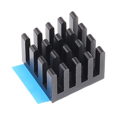 750-0910 Heatsink, 13.5K/W, 40 x 40 x 10mm, Adhesive Foil