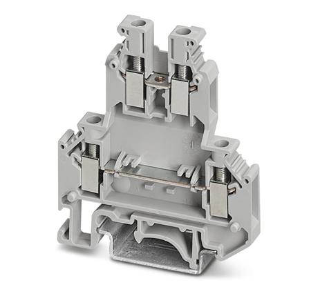 2774017 Phoenix Contact  UKK 5 Series Grey, 4mm², Double-Level, Screw Termination