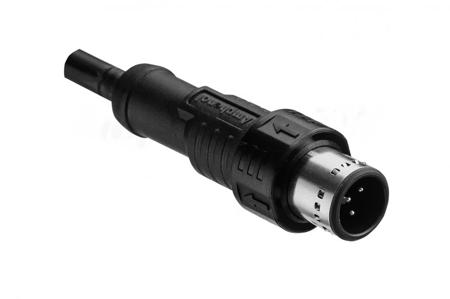 M12D-04BMMM-PL8B01 M Series M12 D Code Metal 4A 04 pins Mal