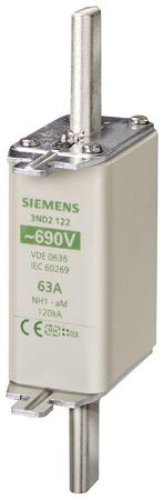 3ND2132 Siemens 125A NH Fuse, NH1, 690 / 400V ac/dc