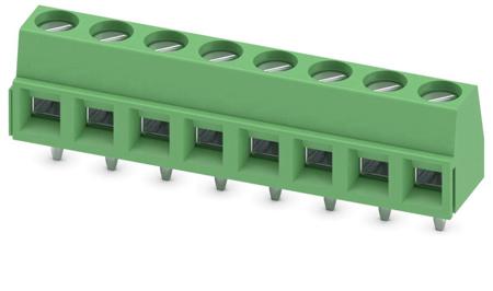 1729076 Phoenix Contact MKDSN 1.5/ 8 Series PCB Terminal Block, 8-Contact, 5mm Pitch, Through Hole Mount, 1-Row, Screw