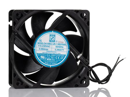 230-3028 RS PRO Axial Fan, 90 → 265 V ac, AC Operation, 105 ± 15%cfm, 5.2 ± 15%W, 0.06 ± 15%A Max, 120 x 120 x 38mm