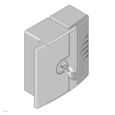 3842554134 Bosch Rexroth 38425 Series Galvanised Steel Lock for Use with Cabinet, 56 x 42 x 51mm