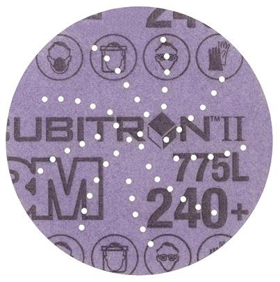 7100145460 3M 3M Xtract Cubitron II Film Disc 775L Ceramic Sanding Disc, 76.2mm x 0.076mm Thick, 240+ Grade, 240+ Grit, Xtract,