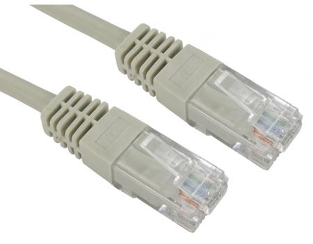 286-3641 RS PRO, 7m Cat5e, Grey RJ45 to Male RJ45 Male, UTP Unshielded, Terminated PVC Sheath