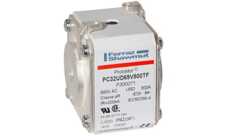 P300071 Mersen 800A size 32 FF Square Body Fuse, aR, 700V