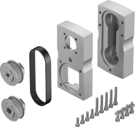 EAMM-U-110-D50-80G-120 Festo EAMM-U Series Connection Kit for Use with Motor Mounting, 225mm Length