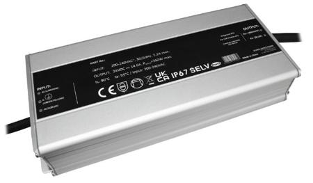 122-235 RS PRO LED Driver, 48V Output, 350W Output, 7.29A Output, Constant Voltage