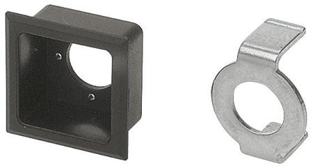 18-920.1 EAO Push Button Bezel for Use with Square Lens Switch