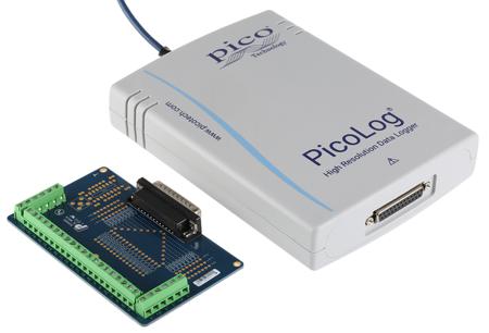 ADC-24---TERM Pico Technology ADC-24 & TERM Voltage Data Logger, Maximum Voltage Measurement ±2500mV, USB 1.1, USB 2.0