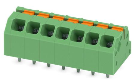 1861988 Phoenix Contact SPTAF 1/ 7-3.5-IL Series PCB Terminal Block, 7-Contact, 3.5mm Pitch, Through Hole Mount, 1-Row, Screw