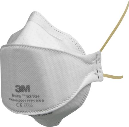 7100258912 3M  Series Disposable Face Mask, FFP1, Non-Valved, Fold Flat