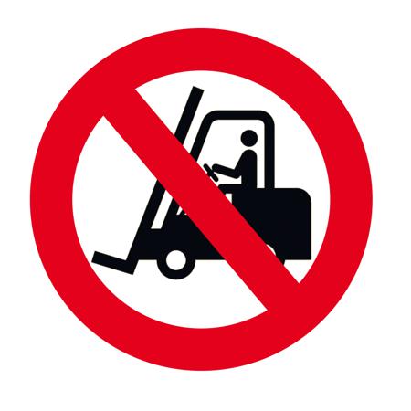 174-5993 Floor sticker-Forklift forbidden