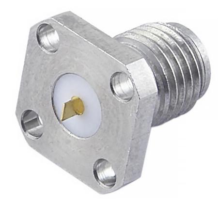 170-6952 RS Pro Straight 50Ω Flange Mount SMA Jack, Solder Termination