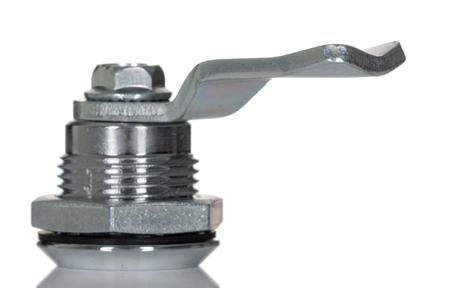 192-9645 RS PRO Natural Stainless Steel Cabinet Lock, 13mm Panel-to-Tongue, Key Unlock