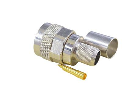 253-7048 RS PRO, Plug Cable Mount N Connector, 50Ω, Crimp Termination, Straight Body