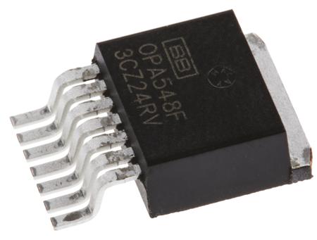 OPA548FKTWT Texas Instruments, Operational Amplifier, 1 MHz, 8-Pin 30 V D2PAK