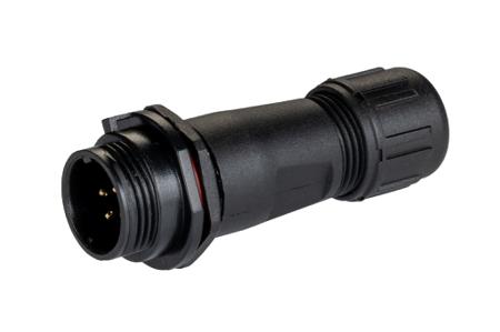 144-0617 RS Pro, 4 Pole Cable Mount, Panel Mount Miniature Connector Plug, Male Contacts, IP68
