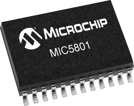 MIC5801YWM-TR Microchip  8bit-Bit 8 Bit Latch, Current, Voltage, 24-Pin SOIC