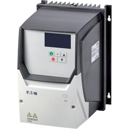 177014-DA1-354D1NB-B6SC Eaton Variable Speed Drive, 2.2 kW, 3 Phase, 500 → 600 V, 4.1 A, DA1 Series