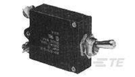 3-1393247-2 TE Connectivity Thermal Magnetic Circuit Breakers - Potter & Brumfield W54  Single Pole 250V ac Voltage Rating Panel
