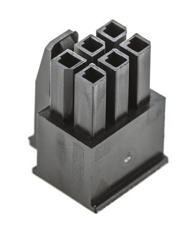 794617-6 TE Connectivity Micro MATE-N-LOK, 3mm Pitch, 6 Way, 2 Row Female Connector Housing