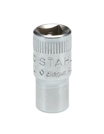 01530016 STAHLWILLE 1/4 in Drive 1/4in Standard Socket, 12 point, 23 mm Overall Length