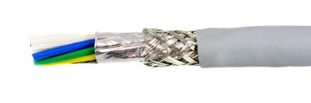 78330 SL001 Alpha Wire Ecogen Ecocable Mini Control Cable, 10 Cores, 0.24 mm² 24 AWG, Screened, 305 m, Grey Modified Polyphenylene