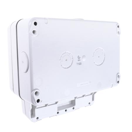 K56481WHI MK Electric 2 Gang Outdoor Electrical Socket, Type G - British, 13A, Surface Mount, IP66, 2 Poles
